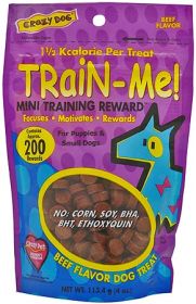 CRAZY PET Train-Me! Treats Beef 4oz