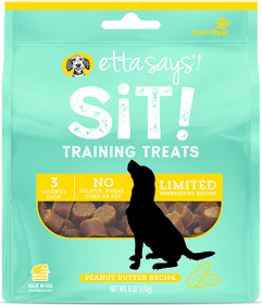 ETTA SAYS Sit! Training Treats Peanut Butter 6oz